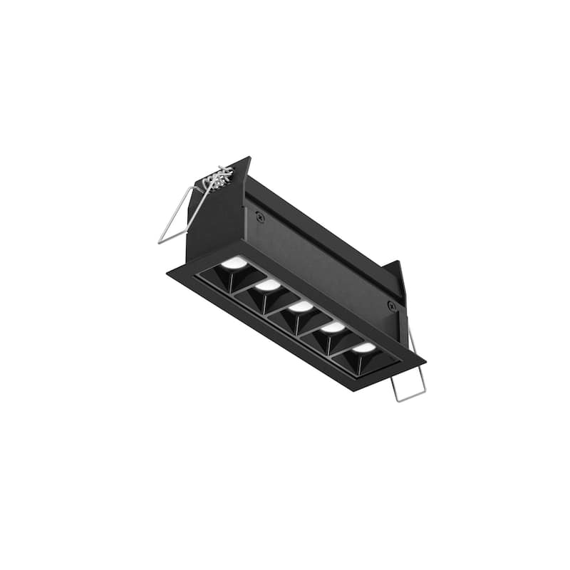 Pinpoint 5 Light Multi-Spot Recessed Downlight - Black