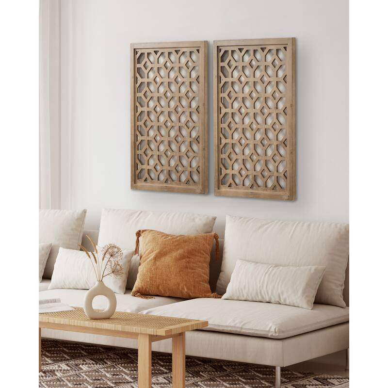 Kate and Laurel Latonia Wall Art Plaque
