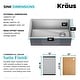 preview thumbnail 6 of 162, KRAUS Kore Workstation Undermount Stainless Steel Kitchen Sink