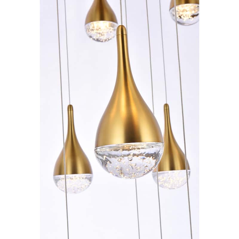 Elegant Lighting 3825D42 Amherst 25 Light 42" Wide LED Chandelier