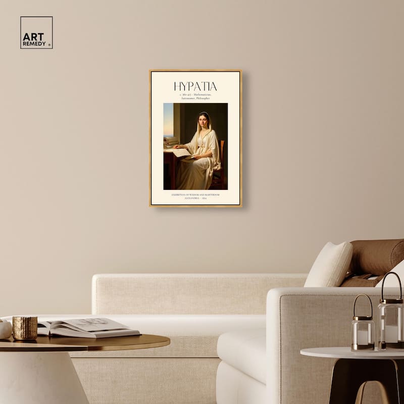 Philosopher of Alexandria Canvas by Art Remedy