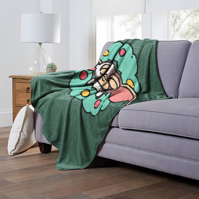 Warner Brothers Gremlins Festive Gizmo Silk Touch Throw Blanket