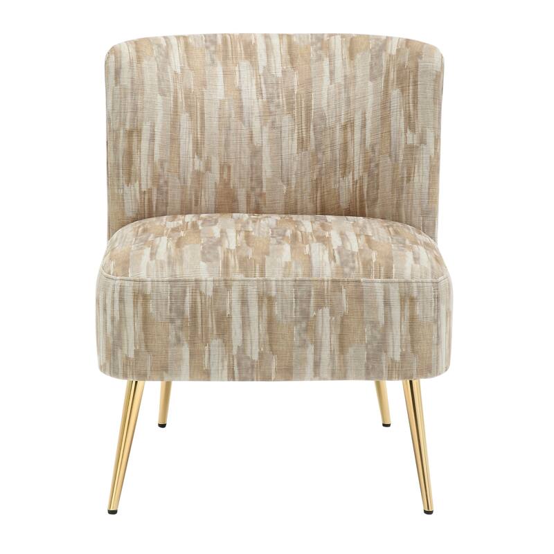 Silver Orchid Harding Slipper Chair