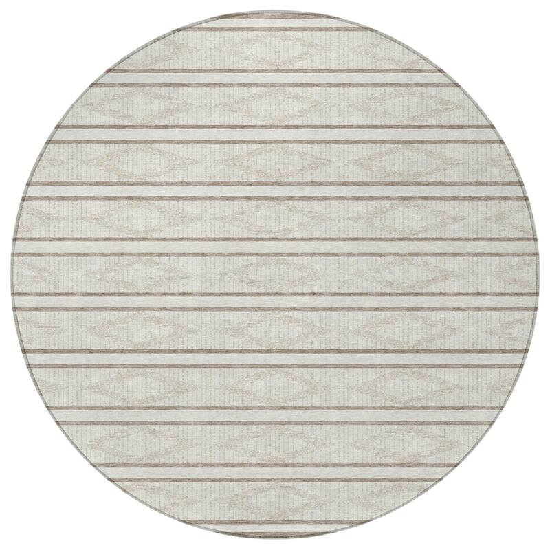 HomeRoots Geometric Transitional Rectangle Outdoor Rug