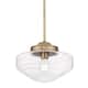 Option Modern Brass with Clear Glass