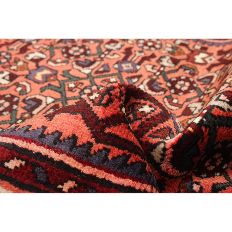 ECARPETGALLERY Hand-knotted Andelz Red Wool Rug - 2' 10" x 9' 10"