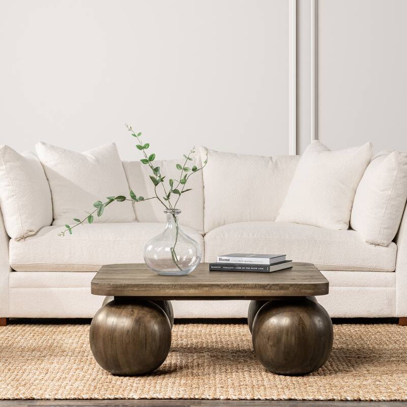 Classic Home Delyla Mango Wood Coffee Table