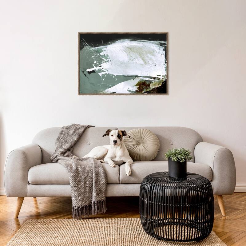 Open Sea by Dan Hobday (33 x 23 in.), Framed Canvas Wall Art Print