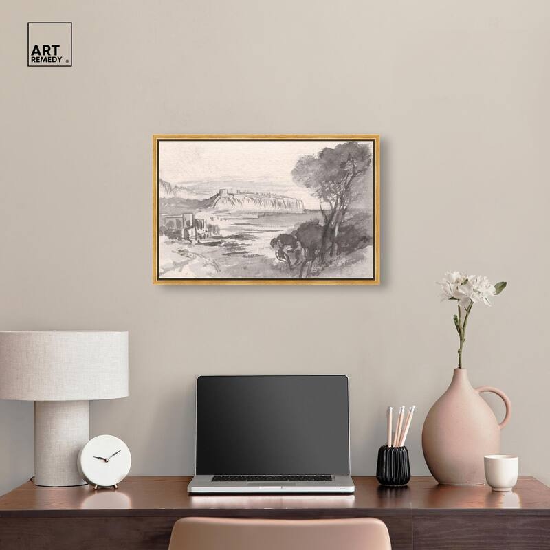 View across a Monaco Canvas by Art Remedy