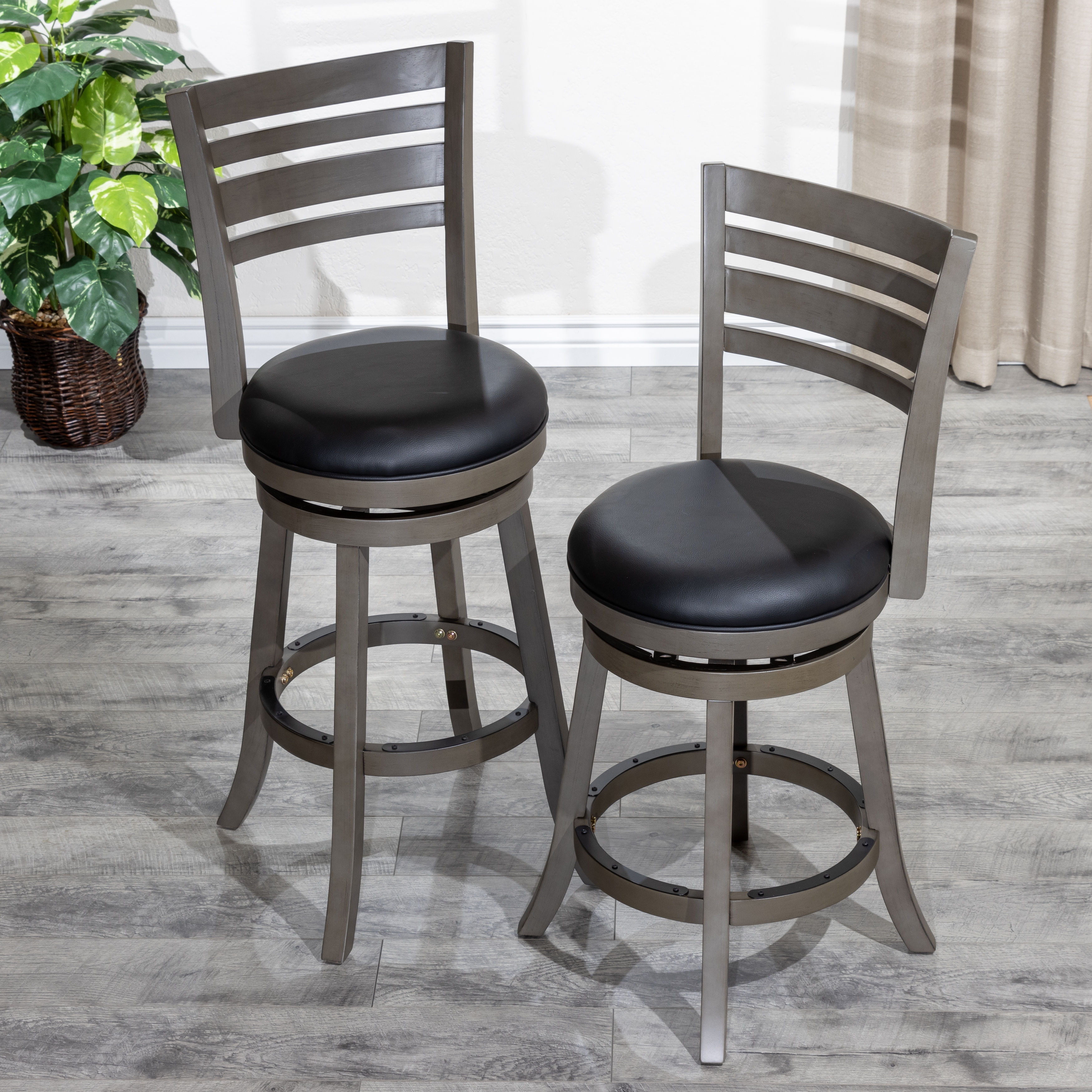 Round swivel best sale counter height stools