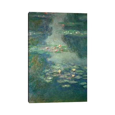 iCanvas "Waterlilies, 1908 " by Claude Monet Canvas Print
