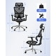 preview thumbnail 22 of 21, CabeVibe Ergonomic Home Office Desk Chair with 4 Angles Recline & 2D Headrest