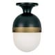 preview thumbnail 1 of 2, Crystorama Lighting Group Brian Patrick Flynn for Crystorama Capsule Matte Black / Textured Gold