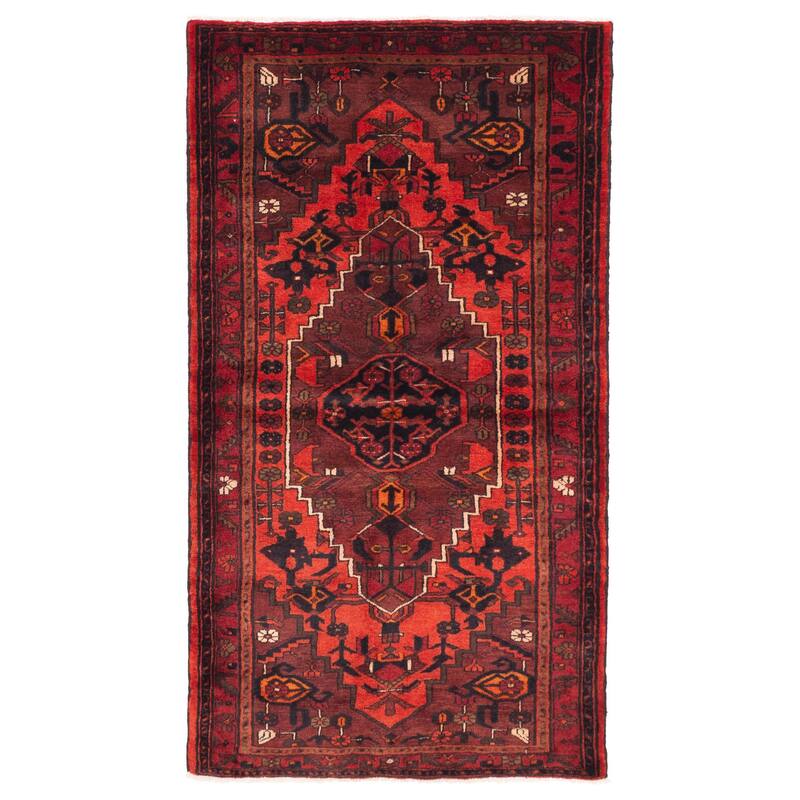 ECARPETGALLERY Hand-knotted Andelz Light Red Wool Rug - 3'8 x 6'7