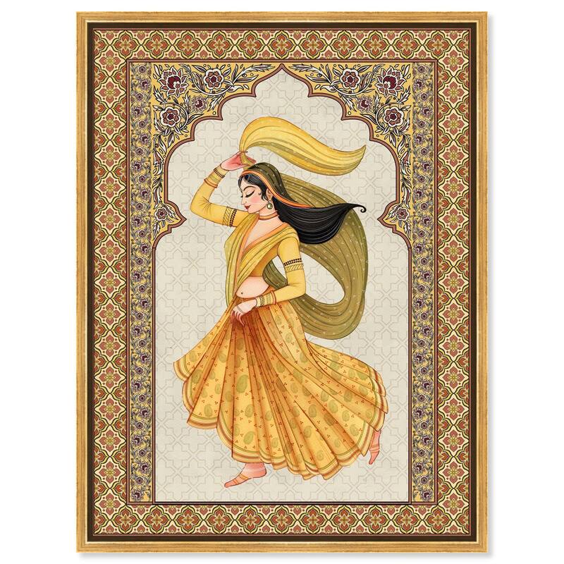 Dancing Princess Canvas by Art Remedy - Gold - 36" x 45"