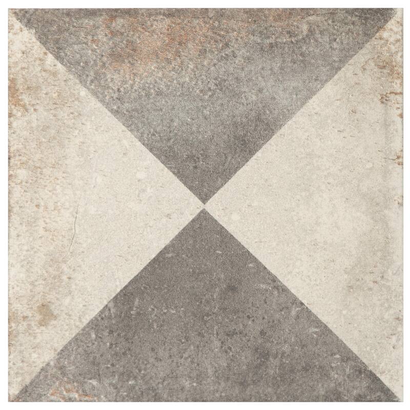 Merola Tile D'Anticatto Decor Triangoli 8-3/4" x 8-3/4" Porcelain Floor and Wall Tile