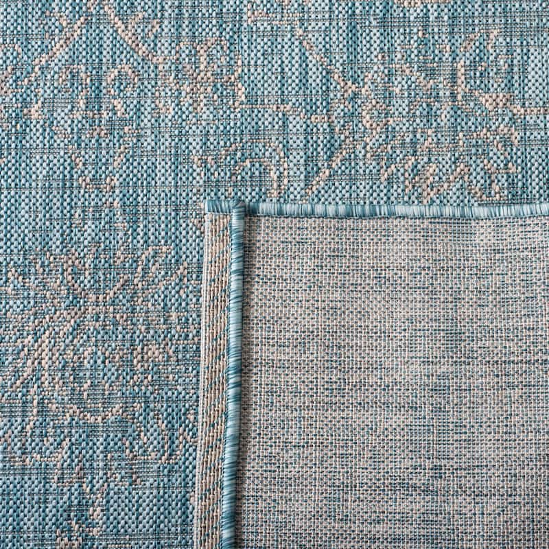 SAFAVIEH Courtyard Aquata Indoor/ Outdoor Waterproof Patio Backyard Rug