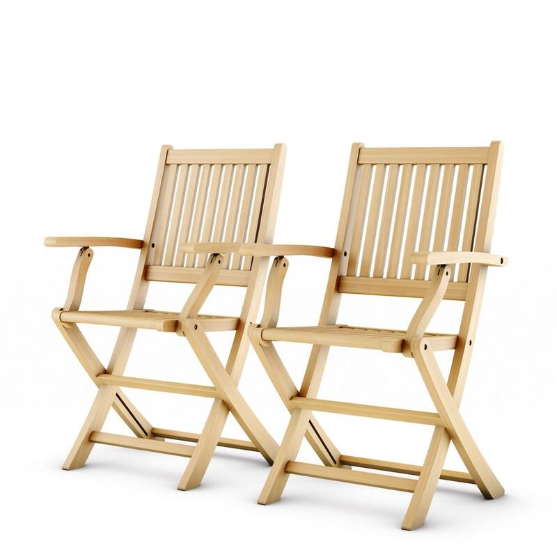 11pc Solid Teak Extendable Outdoor Patio Dining Set - 11 Piece