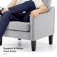 preview thumbnail 33 of 133, VINGLI Mid Century Modern Fabric Accent Chair