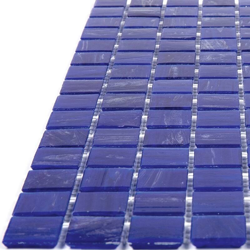 Apollo tile 12" x 12" Celestial Glossy Royal Blue Glass Tile (20 sq ft/case) - 20 Pack