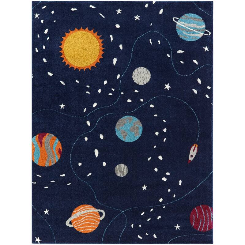 Mod-Tod Space Explorer Kids Area Rug