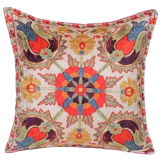 Boho Chic Floral Motif Turkish Pillow