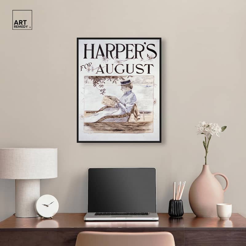 Harpers Penfield August 1892 Canvas by Art Remedy