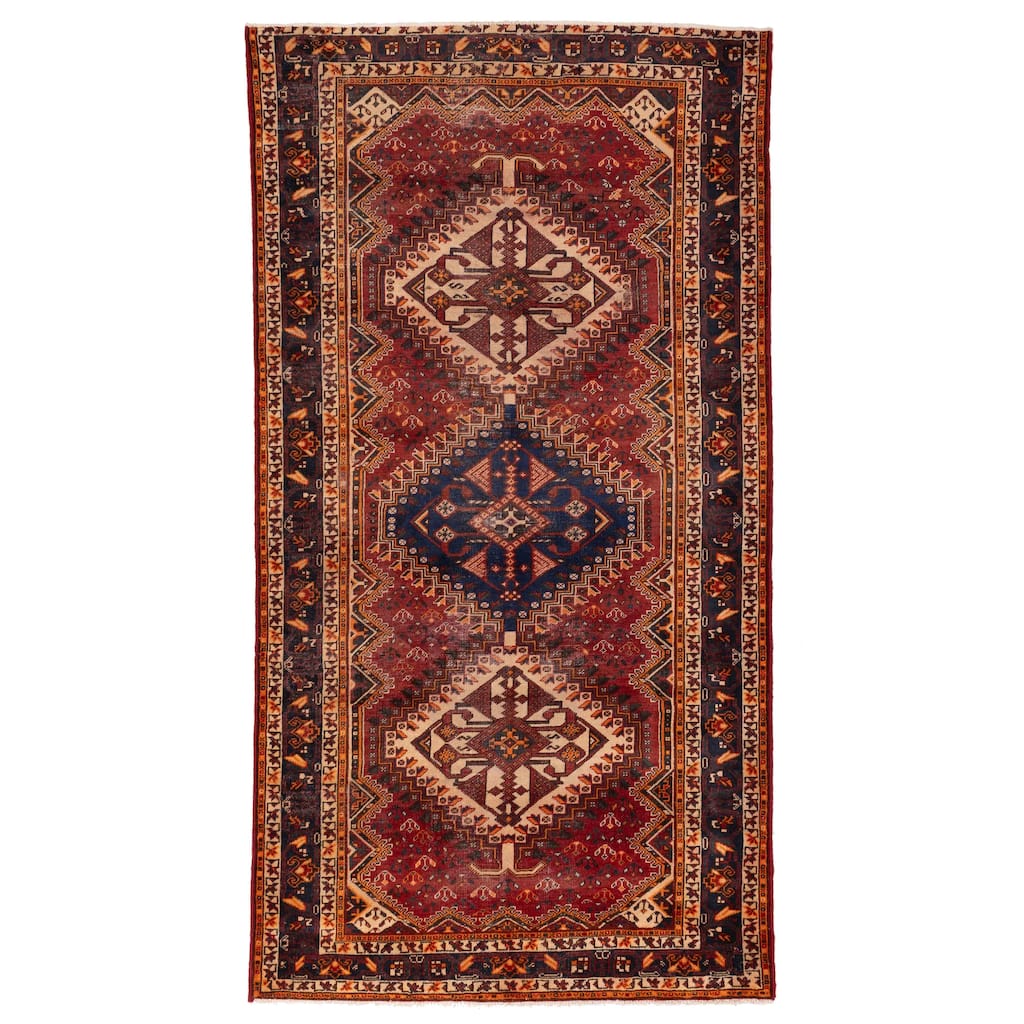 ECARPETGALLERY Hand-knotted Konya Anatolian Red Wool Rug - 5'3 x 9'10