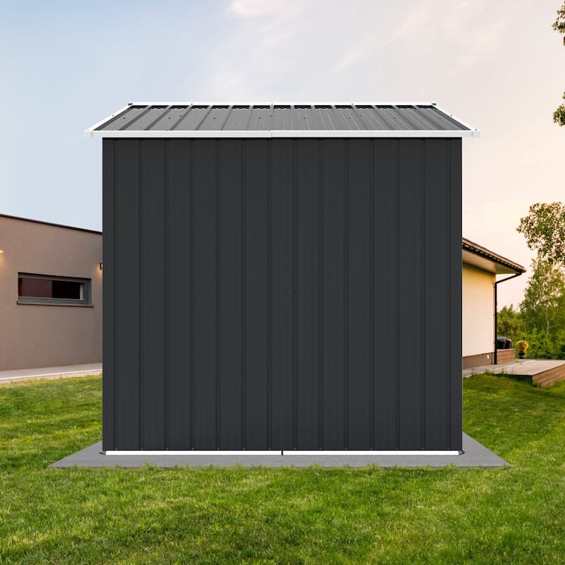 Metal garden sheds 6ftx8ft outdoor storage sheds