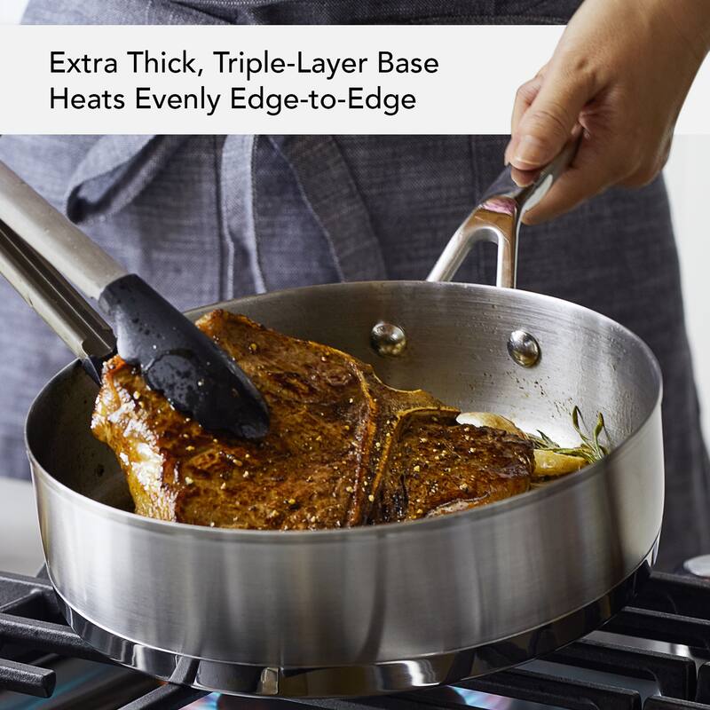 KitchenAid 3Ply Base Stainless Steel Cookware Induction Pots and Pans