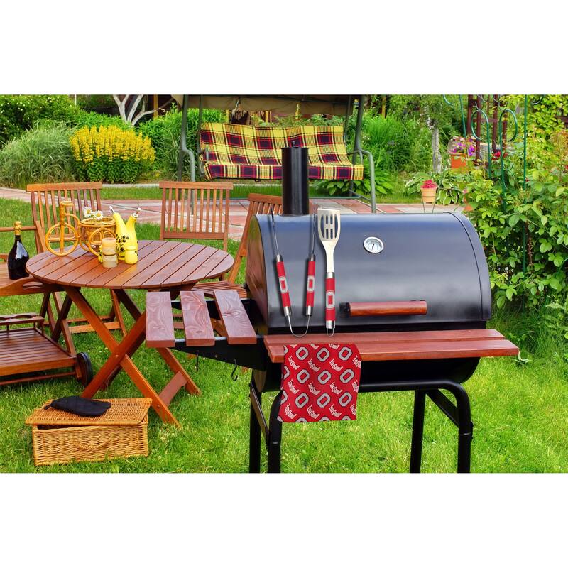 NCAA Ohio State Buckeyes BBQ Grill Utensil Set - Red
