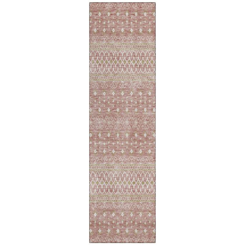 Machine Washable Indoor/ Outdoor Chantille Morrocan Boho Rug