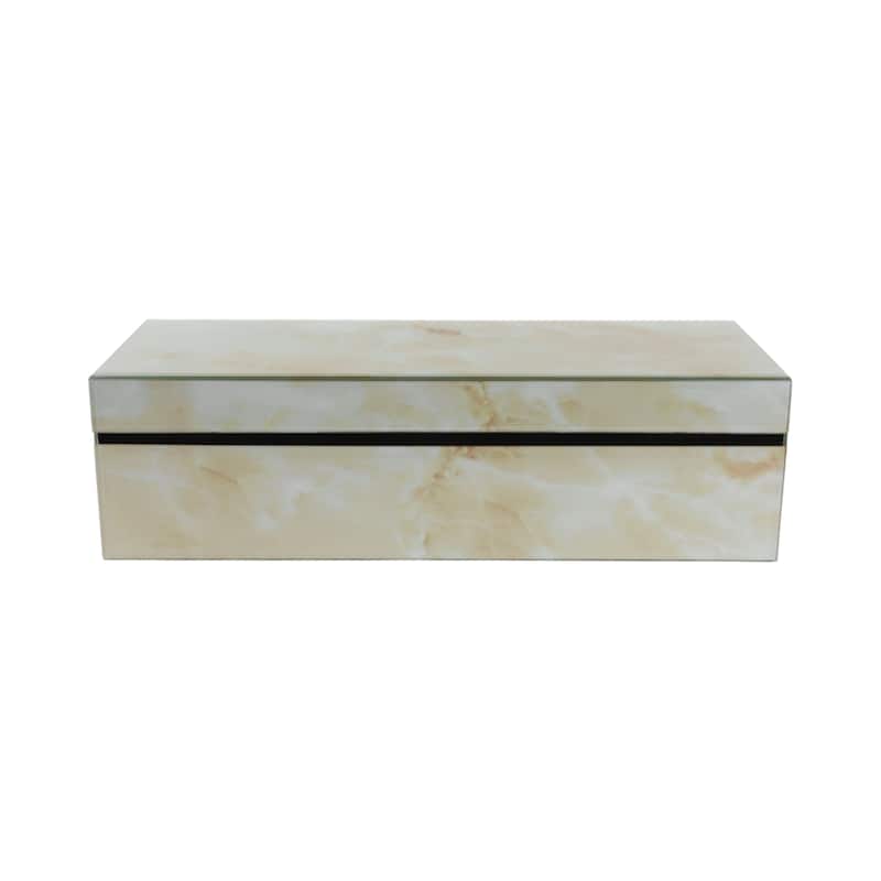 Classic Decorative Storage Box with Lid - 17" x 6" x 5"