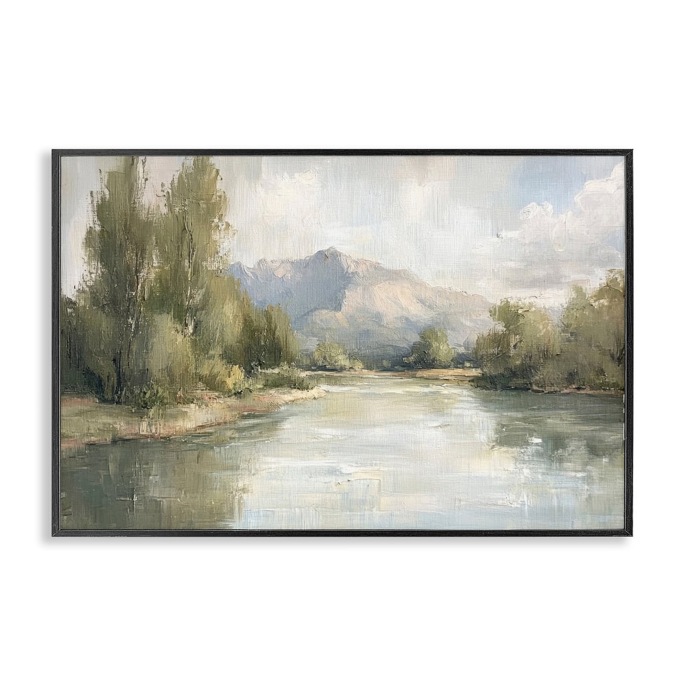 Stupell Where The River Goes Framed Giclee Art Design By Petal Prints Design