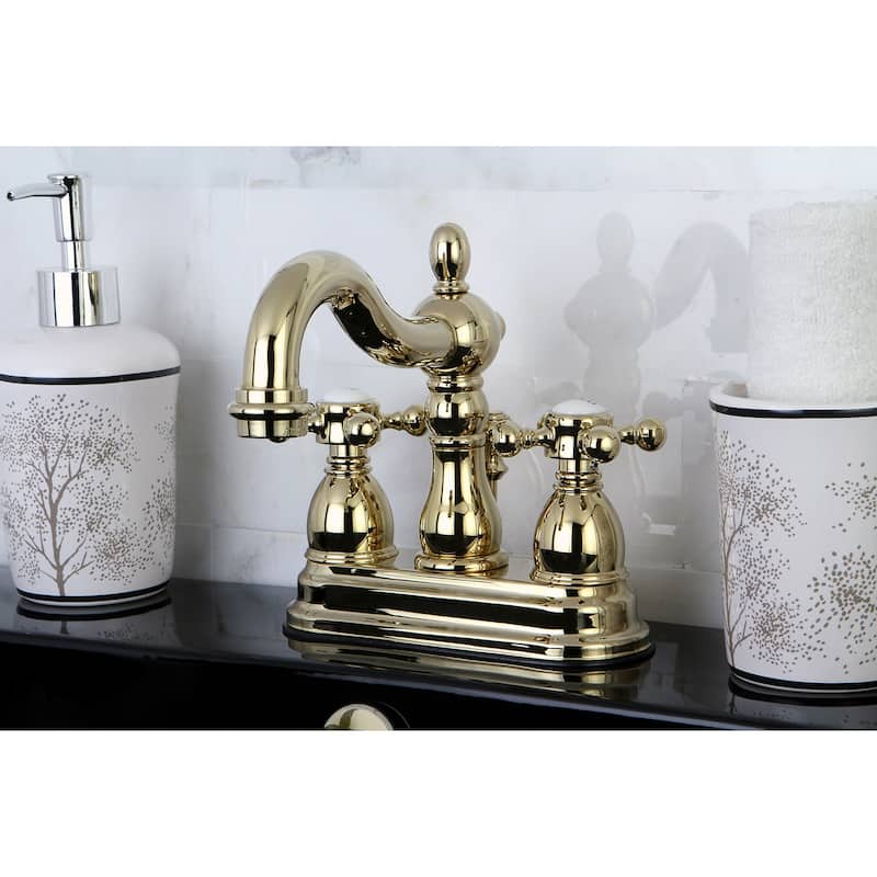 Kingston Brass Heritage 1.2 GPM Centerset Bathroom Faucet with Pop-Up