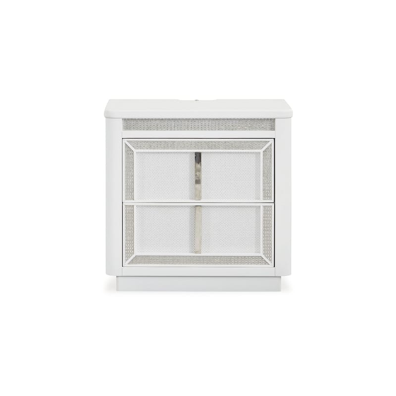 Signature Design by Ashley Chalanna White Nightstand