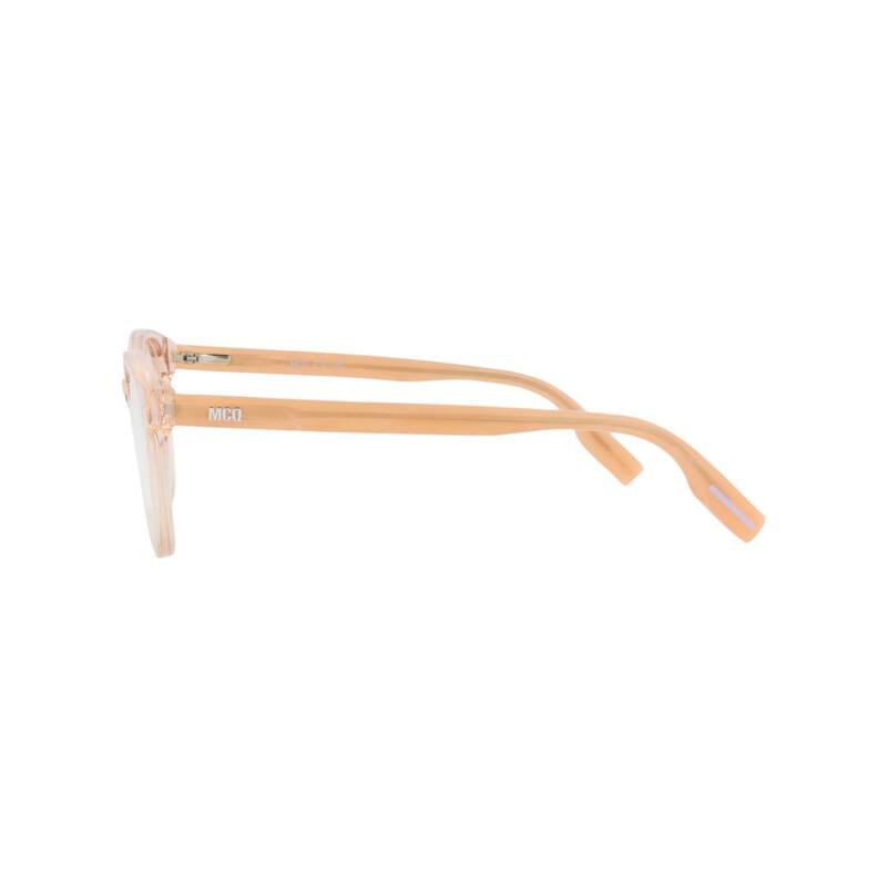 McQ Alexander McQueen Round-Frame Acetate Optical Frames - Nude Pink Transparent - N/A
