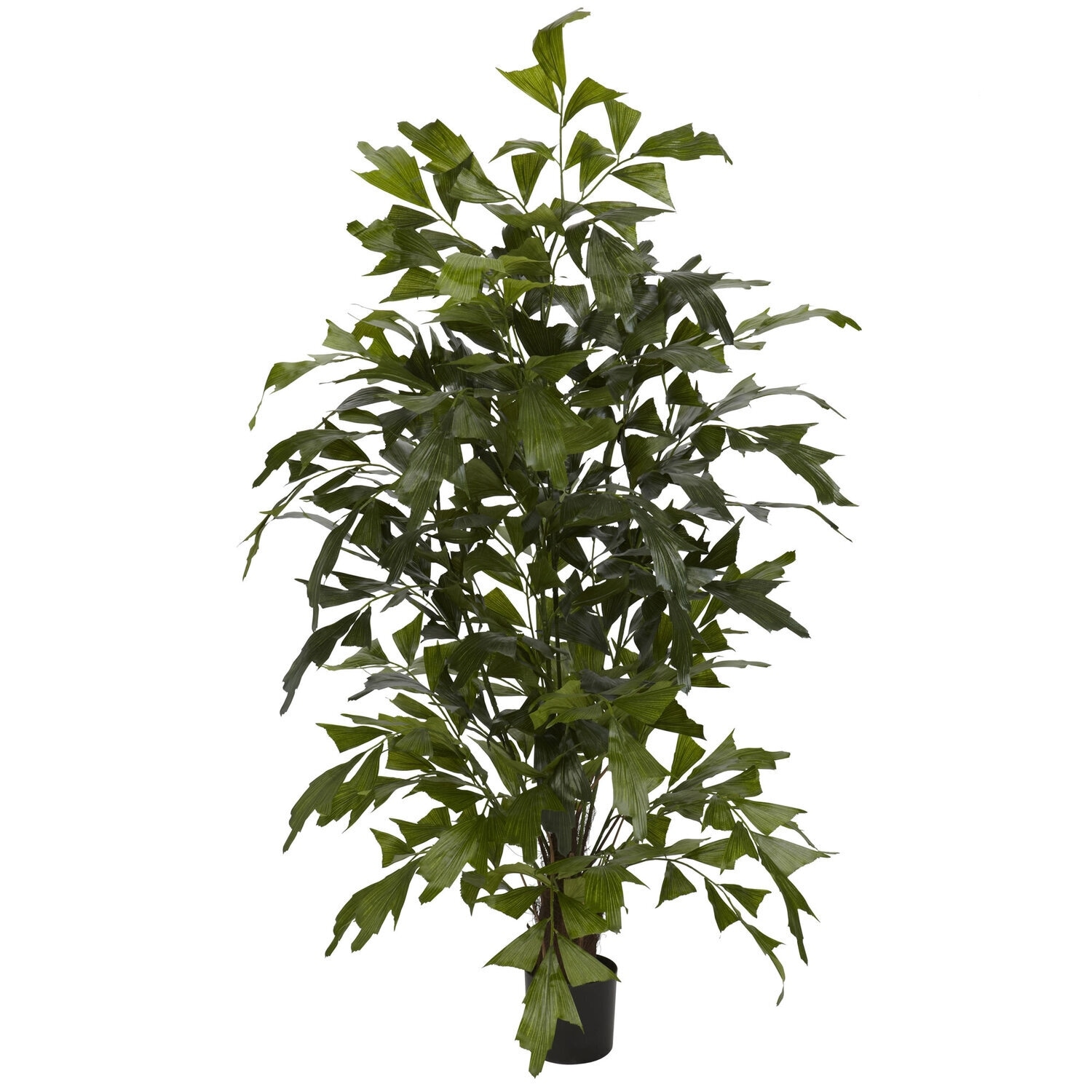 Realistic Fishtail Palm Tree - 4.5Ft Artificial Silk Tree Indoor, Home Decor, Office Plant - 4.5ft.