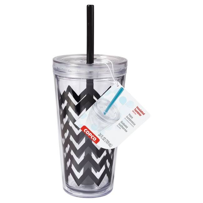 Copco Minimus Tumbler With Removable Straw And Double Wall Insulation - 24 oz.