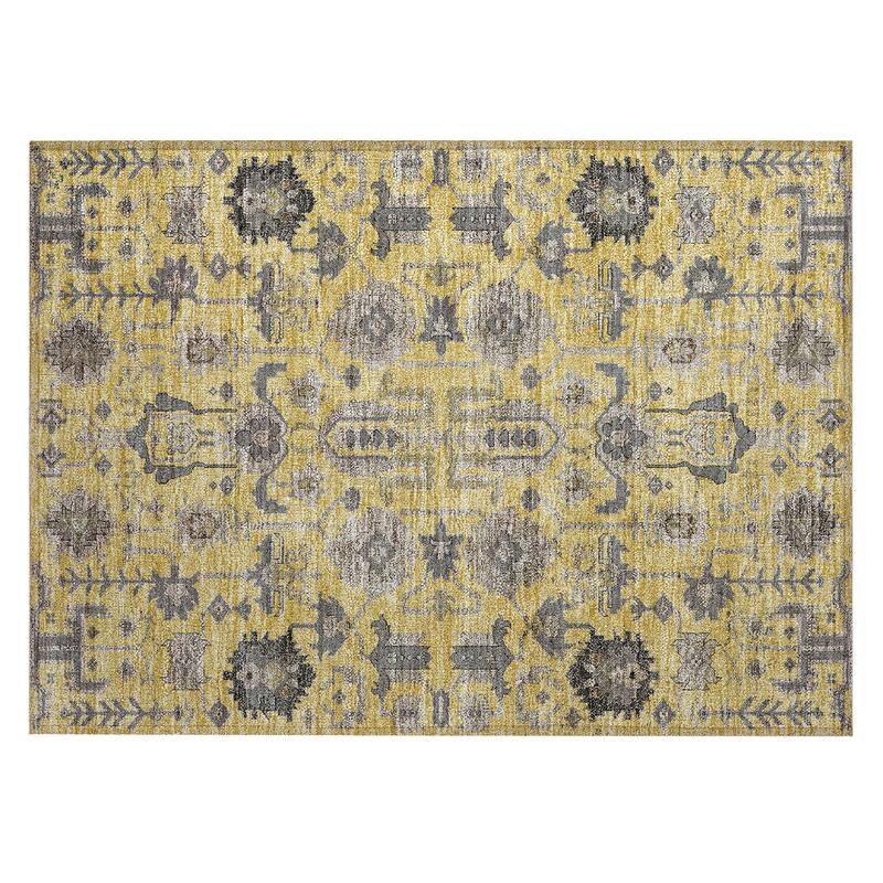 Machine Washable Indoor/ Outdoor Chantille Boho Rug