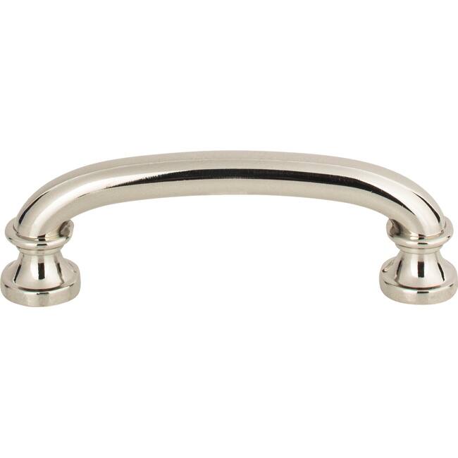 Atlas Homewares Shelley 3 Inch Center to Center Handle Cabinet Pull - Polished Nickel