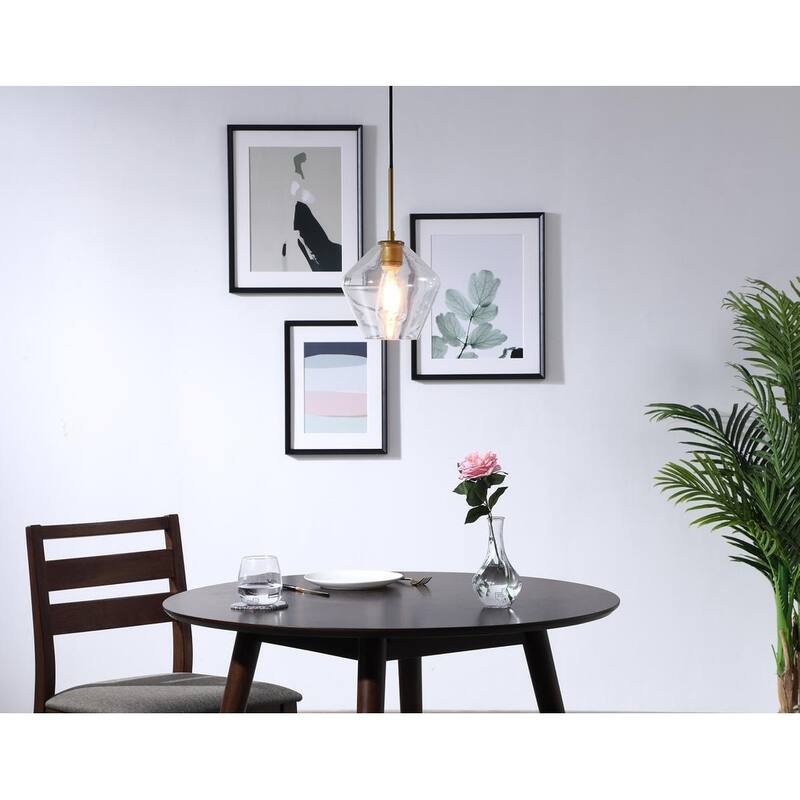 Gerald 1-Light Glass Pendant