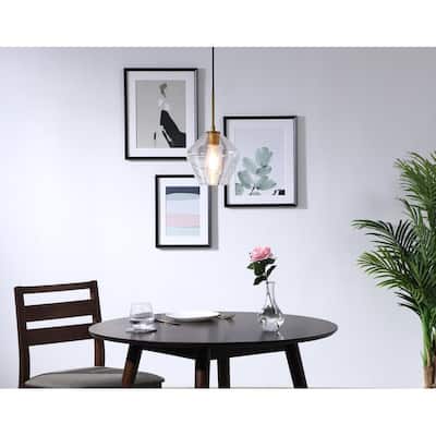Gerald 1-Light Glass Pendant