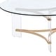 preview thumbnail 1 of 6, Sosi Gold Finish Coffee Table Gold
