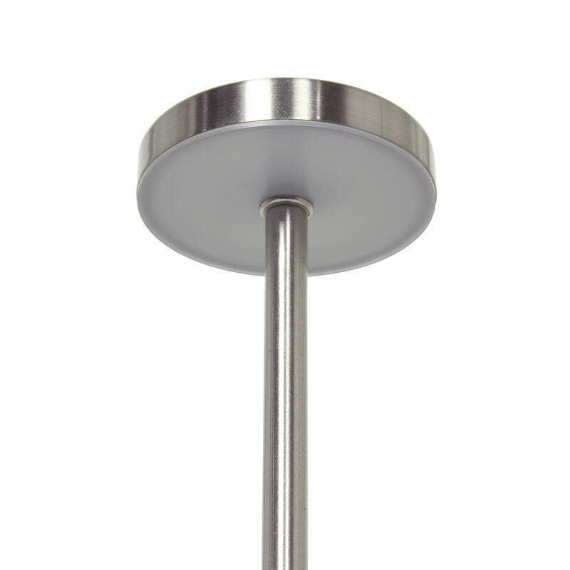 LED Mushroom Disc Desk Lamp with Stick Base - 12.75" - Silver