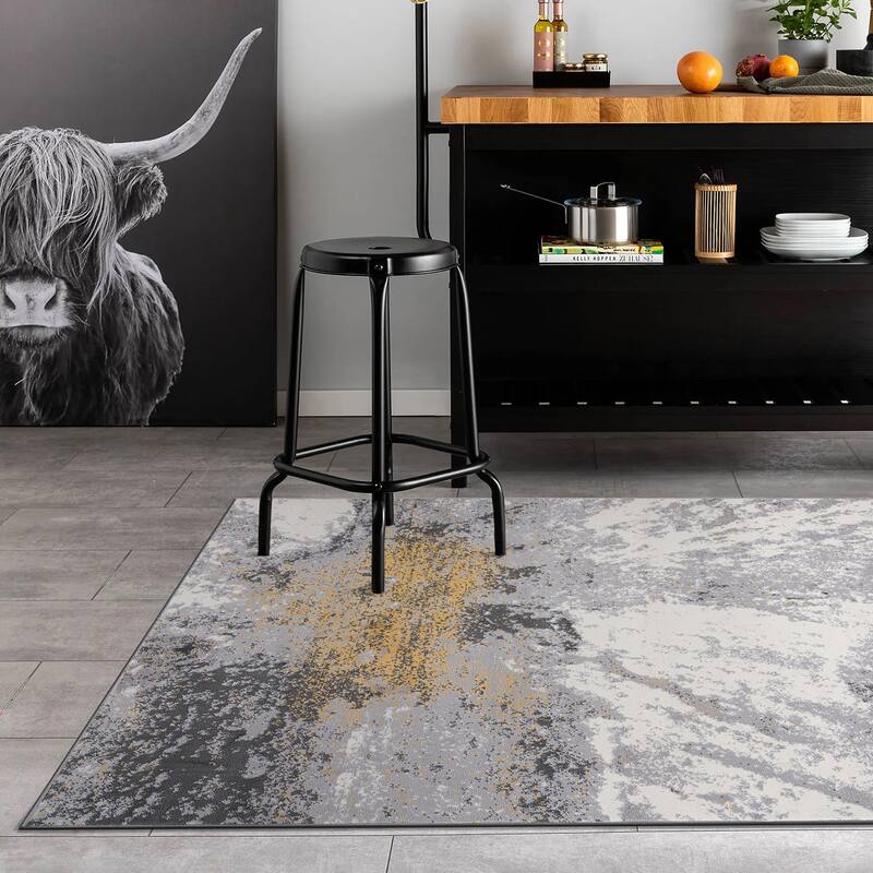 World Rug Gallery Modern Abstract Area Rug