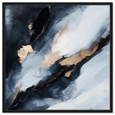 Golden Spark I Canvas by Art Remedy