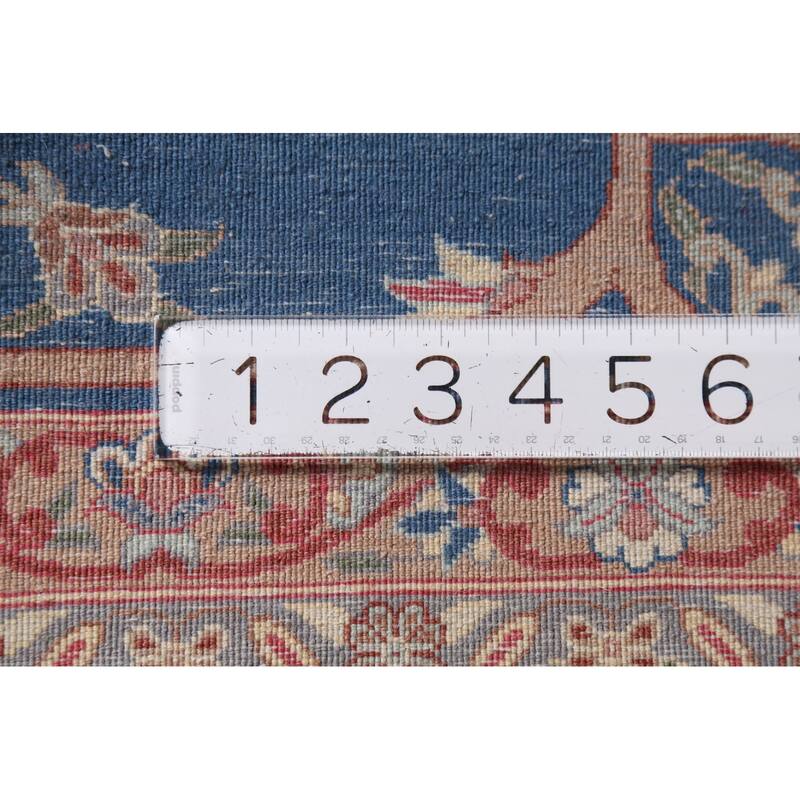 Vegetable Dye Aubusson Chinese Area Rug Beige Hand-Knotted Wool Carpet - 9'1"x 12'3"