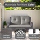 preview thumbnail 16 of 22, Outdoor Furniture Loveseat Couch High Back Wicker Sofa