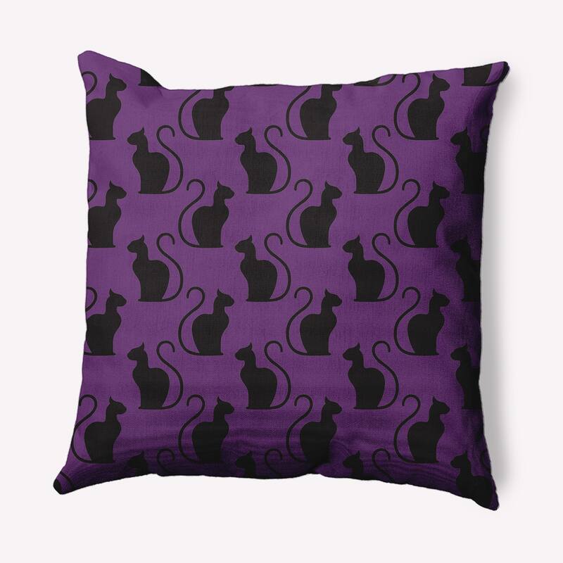 Spooky Cats Decorative Throw Pillow